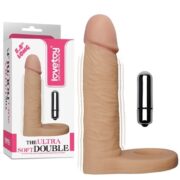 Soft Double Anal Titreşimli Dildo Penis 15 cm