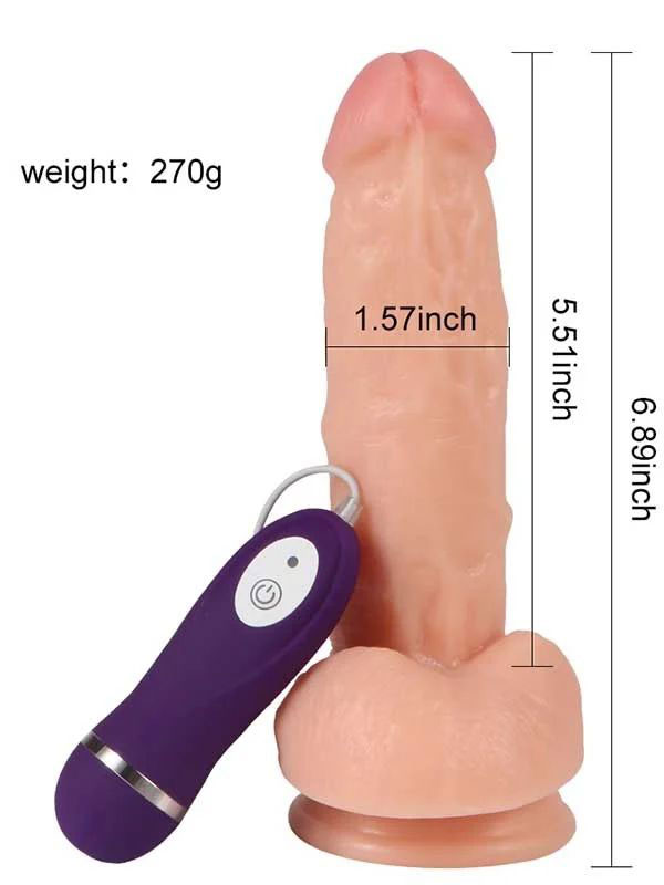 18 cm Kalın Kemerli Vibratör Penis