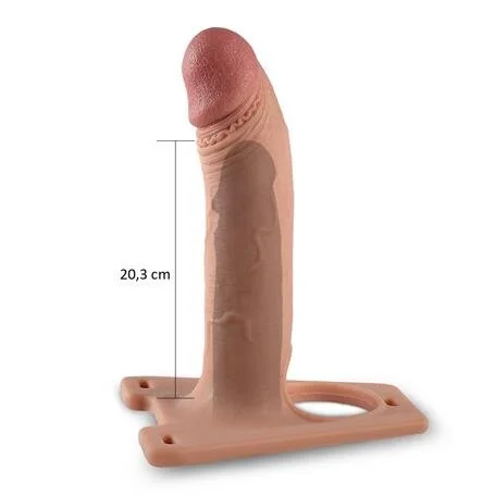 20,3 cm Kaliteli İçi Boş Strapon penis