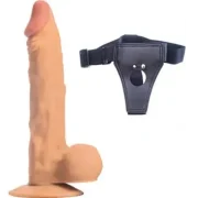 24 cm kemerli melez dildo Penis