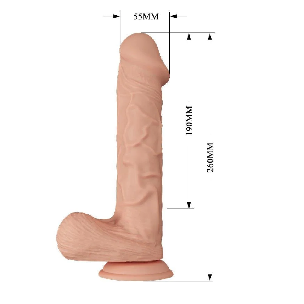 26 cm et dokusunda titreşimli penis