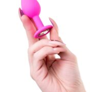 Brilliant 7cm Silikon Pembe Anal Plug