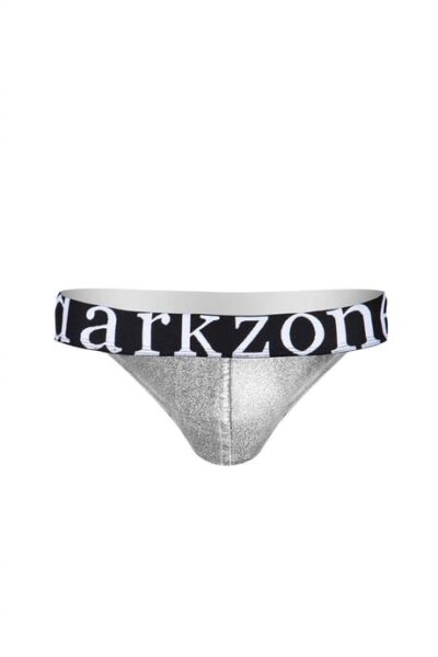 Erkek Gri Deri Jockstrap