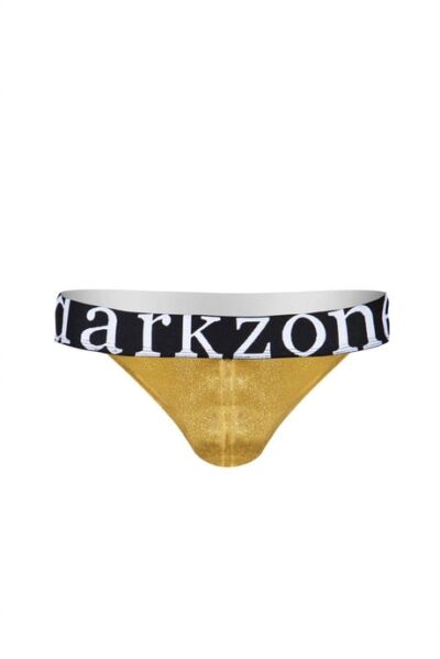 Erkek Sarı Deri Jockstrap