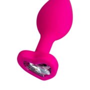 Elmas Kalpli 7cm Pembe Anal Plug