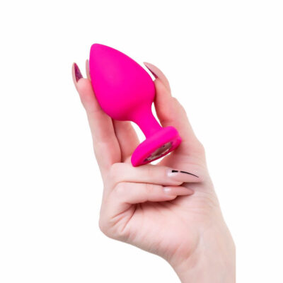 Toyfa Elmas Kalp 10Cm Pembe Anal Plug