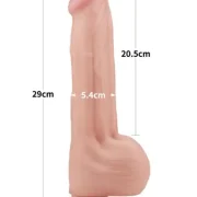 Sliding Çift Katmanlı Dildo 29 cm