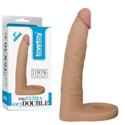 Soft Double Anal Dildo Penis 17 cm