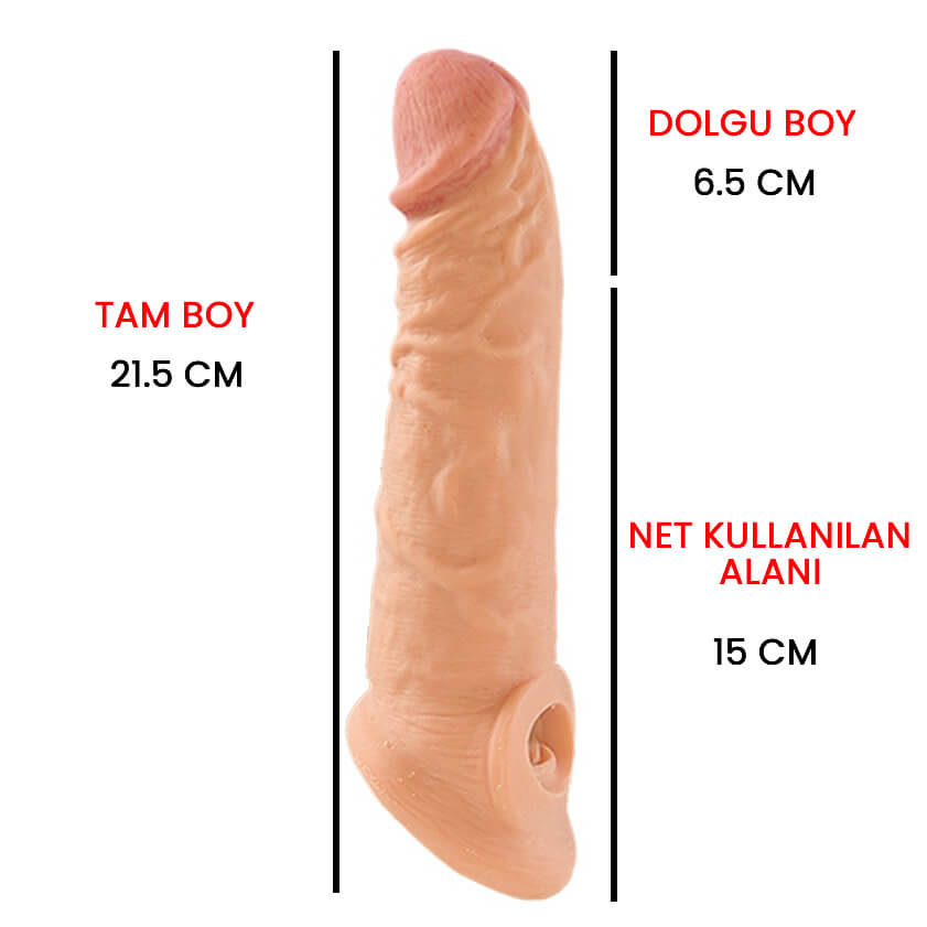 Testis kavramalı penis kılıfı 21 cm