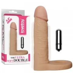 Titreşimli penis halkalı anal dildo
