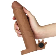 Titreşimli penis kılıfı 20 cm